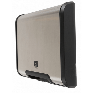 elite hand dryer in Brushed Satin Front Left View