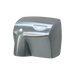 ASI JD Autobeam Hand Dryer With Satin Stainless Steel Finish and Satin Chrome Nozzle Front View