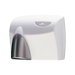 ASI JD MacDonald Autobeam Hand Dryer With White Silver Gloss Nozzle Front View