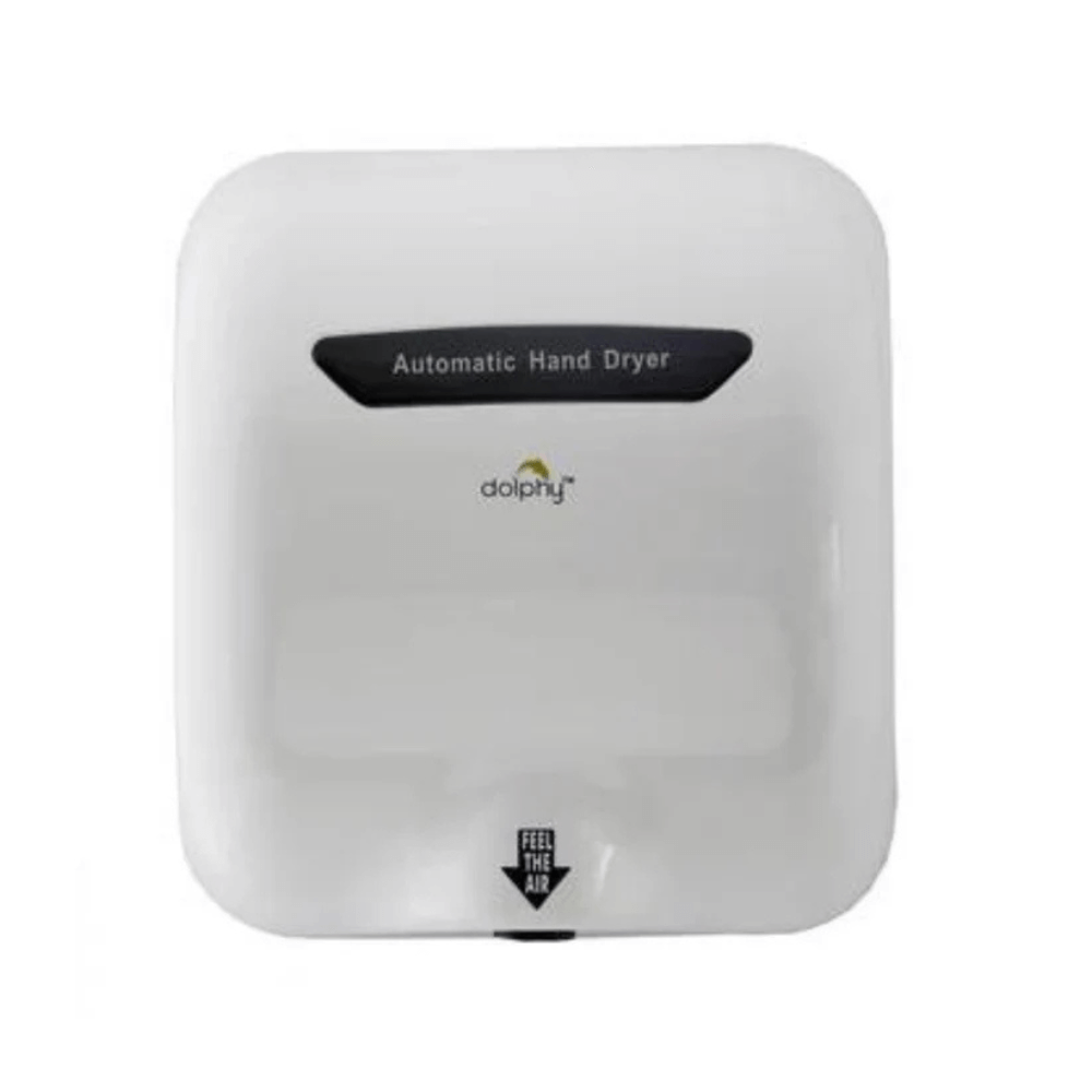 DOLPHY European Style Hand Dryer 1800W - White Front View