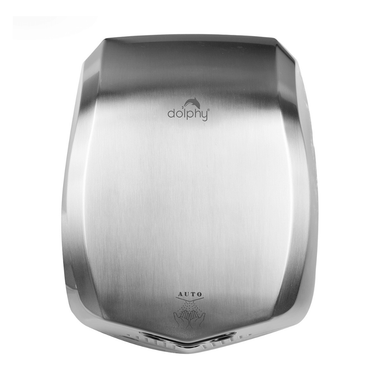 DOLPHY_SUPERCHARGE_Stainless_Steel_Hand_Dryer_800W_Front_View