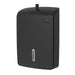 Dolphy Jumbo Plaza Ultraslim paper towel dispenser in black finish right view