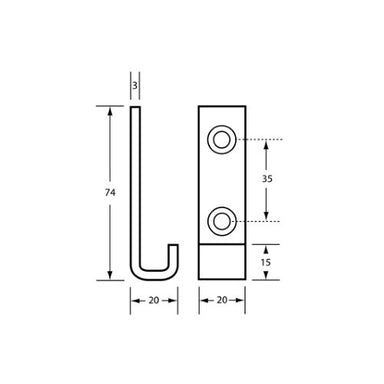 Dolphy Single Robe Hook Information Picture