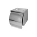 Dolphy Stainless Steel Single Roll Holder with Shelf top angle