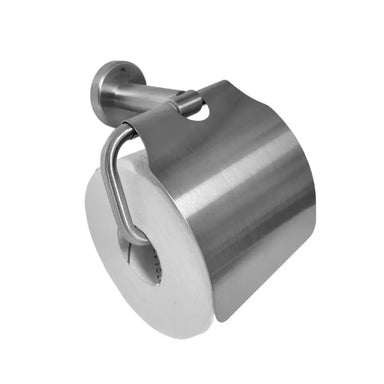 Dolphy Stainless Steel Toilet Holder with Cover Wall Mounted