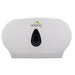 Dolphy Twin Jumbo Toilet Dispenser White Front View