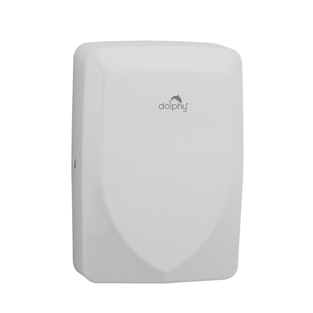 Dolphy White COMPACT Hand Dryer 700W 1000W Front View