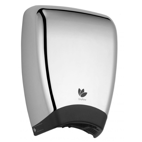 Dryflow Elite MK-2 Hand Dryer in Polished Chrome Right Side View