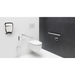 Dryflow Elite MK2 in Polished Chrome Next to Toilet