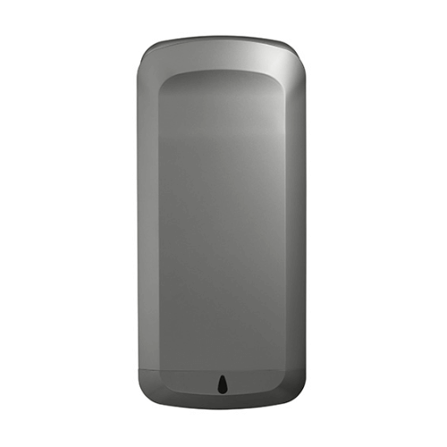 Dryflow Jet Force Junior Hand Dryer in Silver Front View