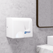 Metlam automatic operation ABS hand dryer in white installed in commercial bathroom