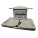 Metlam horizontal baby change station wall mounted open position front view
