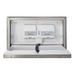 Metlam Surface Mounted Horizontal Baby Change Station in Steel Australia Front View Open