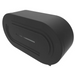 Metlam double jumbo toilet dispenser in matte black finish