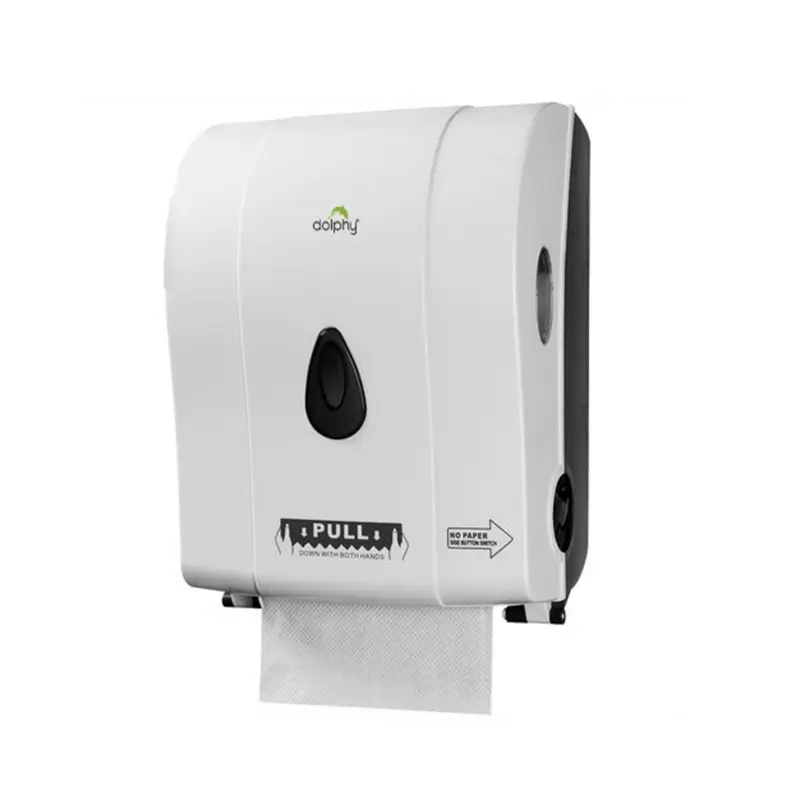 dolphy-semi-autocut-paper-towel-dispenser-with-paper-towel