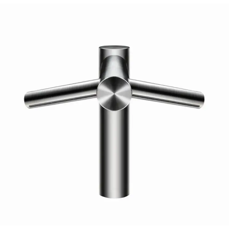 Dyson Airblade Wash+Dry tall model installed at a commercial washroom basin