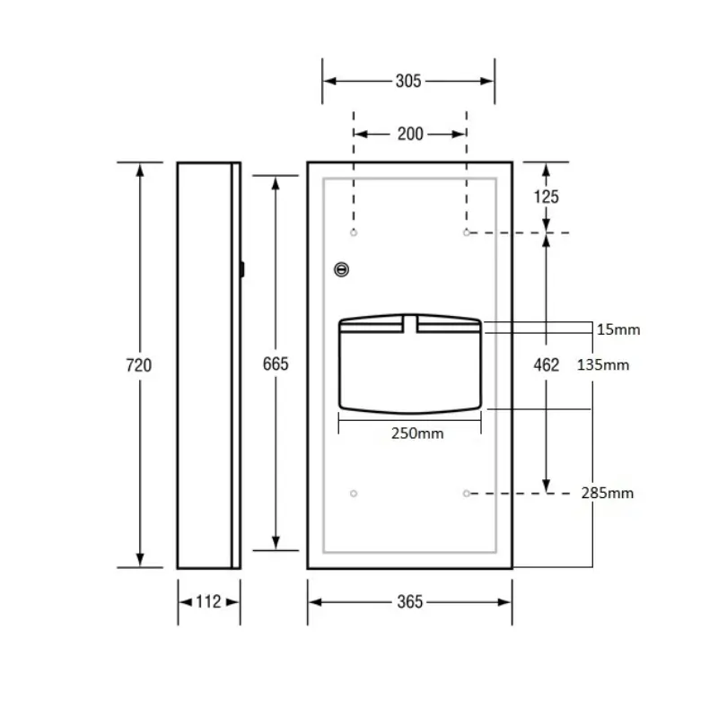 metlam-surface-mounted-paper-towel-dispenser-and-waste-receptacle-dimensions
