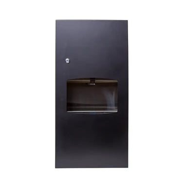 metlam-surface-mounted-paper-towel-dispenser-and-waste-receptacle-in-black
