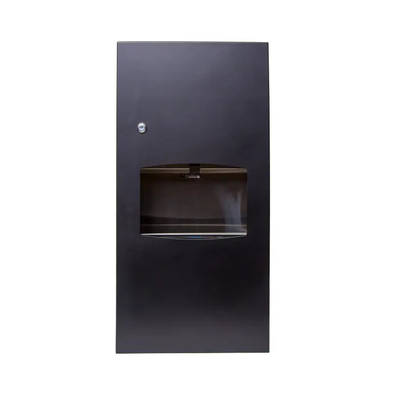 metlam-surface-mounted-paper-towel-dispenser-and-waste-receptacle-in-black