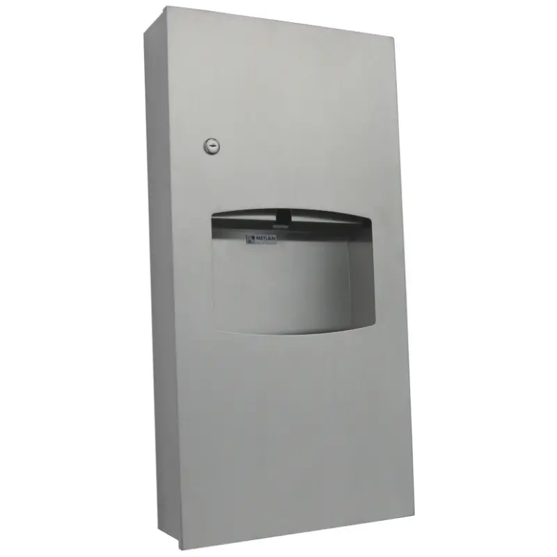 metlam-surface-mounted-paper-towel-dispenser-and-waste-receptacle-in-satin-stainless-steel